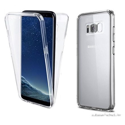 Samsung Galaxy S8 átlátszó, 360 fokos tok