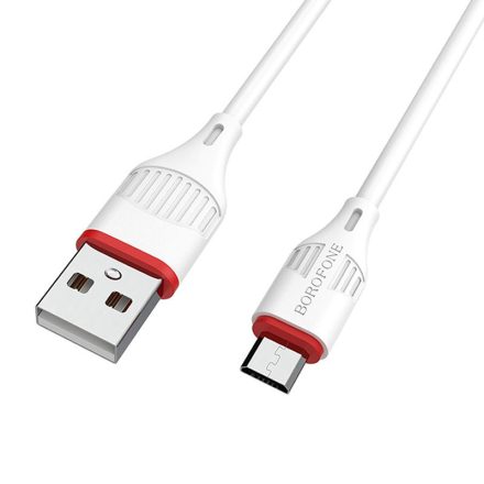 Borofone BX17 Enjoy Micro USB Kábel 2A 1 Méter Fehér