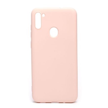 TJ Samsung Galaxy A11 A115F Gumis TPU Tok Rózsaszín