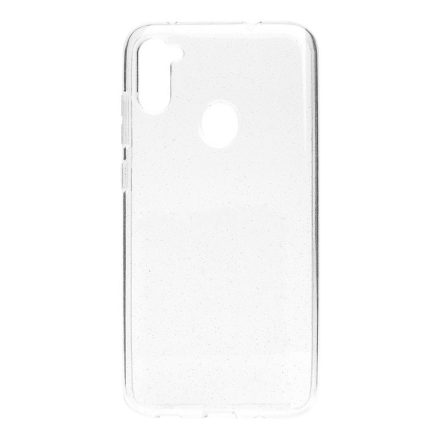 Samsung Galaxy A11 A115F Csillogós TPU Tok Clear