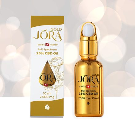 Jōra Gold 25%-os CBD MCT Olaj Jora 2500mg 10ml