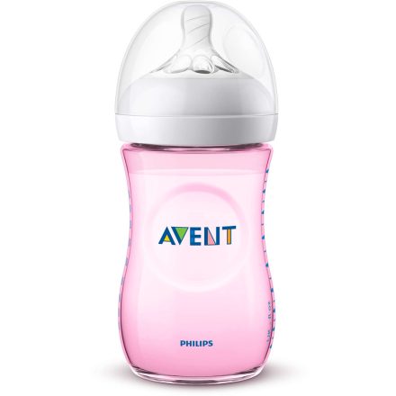 Avent cumisüveg Natural 260ml pink 