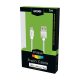 GRIXX OPTIMUM  - USB A - Lightning Apple MFI License Nylon kábel 1 m