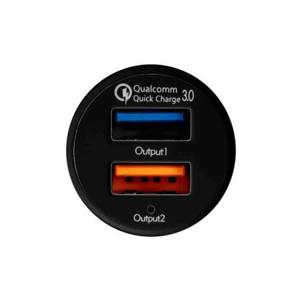 MiLi Smart Pro Qualcomm QC 3.0 30 Watt-os dual USB-s autós szivargyújtó gyorstöltő