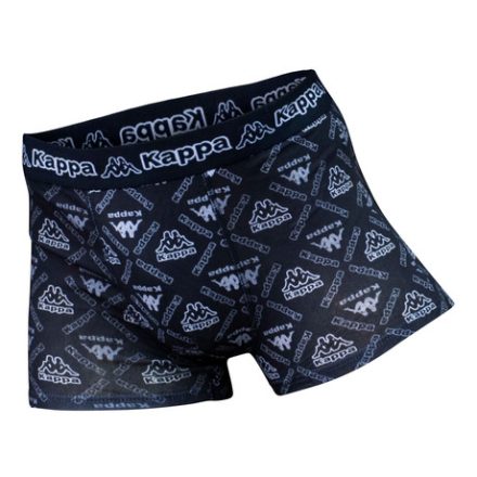 KAPPA Férfi Boxer XXL Fekete-fehér logós  303R4Y0-909-XXL