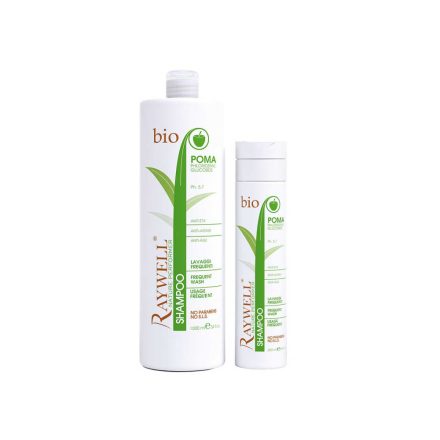 Raywell BIO POMA – Kímélő sampon, Anti-aging hatású, mindennapi használatra 1000ml a második 50% engedménnyel