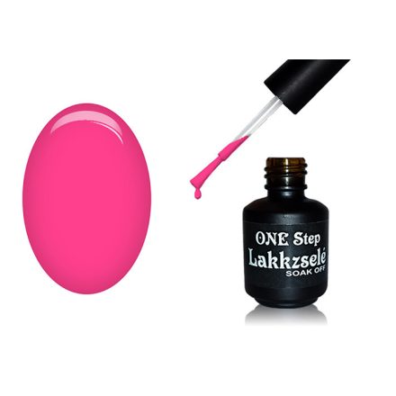 ONE step géllakk 5ml #022 Halvány neon pink