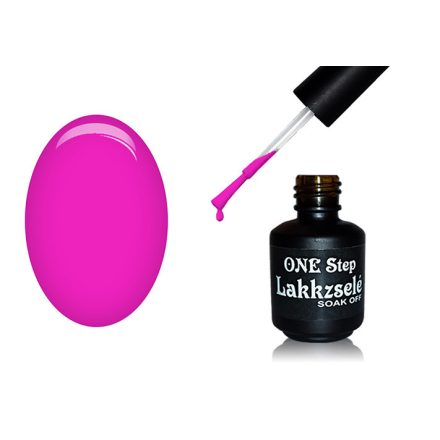 ONE step géllakk 5ml #290 Neon sötét magenta