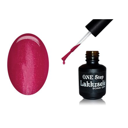 ONE step géllakk 5ml #018 Csillámos magenta