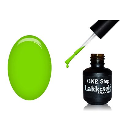 ONE step géllakk 5ml #332 Aloeverazöld