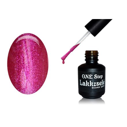 ONE step géllakk 5ml #062 Csillámos magenta