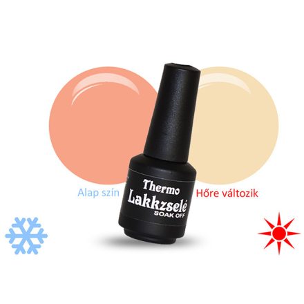 Thermo géllakk 5ml #409 Rózsaszín-fehér