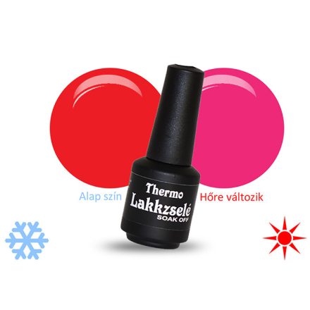 Thermo géllakk 5ml #410 Rózsaszín-neon pink