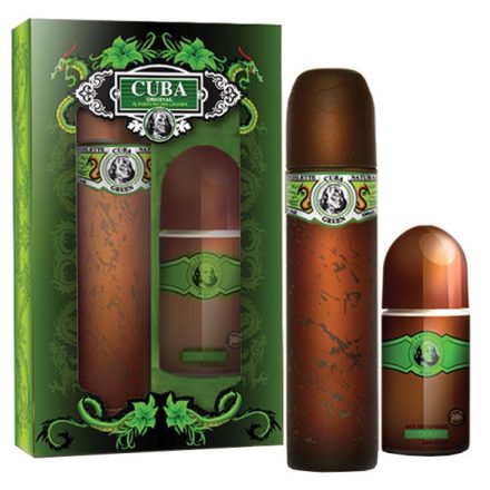 Cuba Green Duo Parfüm Díszdoboz Férfiaknak