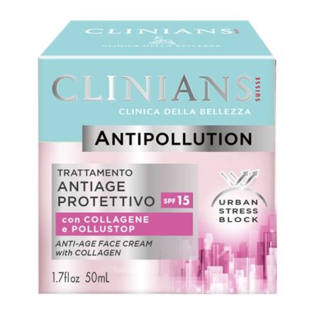 Clinians Antipollution Arckrém Kollagénnel 50ml