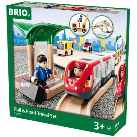 Brio 33209 Személyvonat és út szett