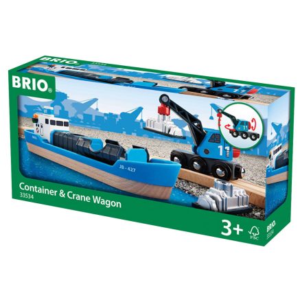 Brio 33534 Konténerhajó daruval