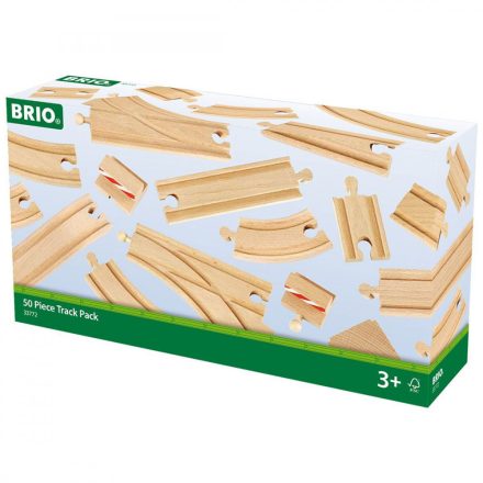 Brio 33772 Nagy sínszett-50db-os