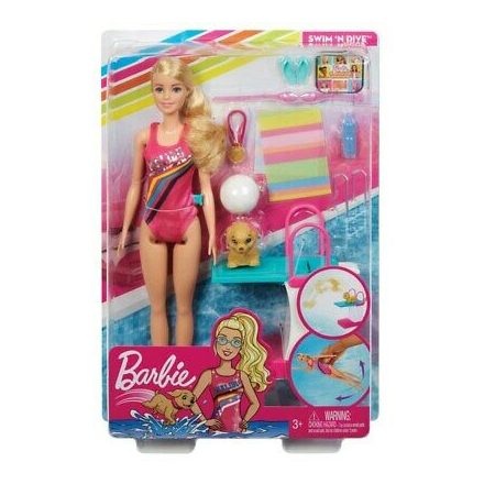 Barbie Dreamhouse Adventures - Barbie úszó