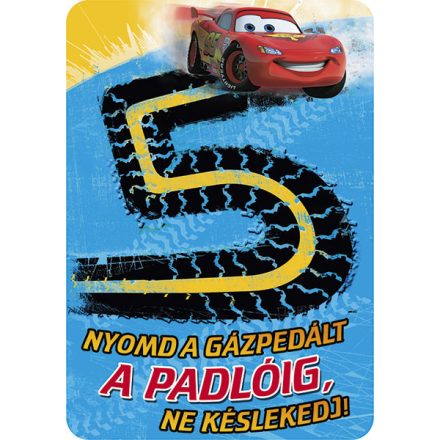 Képeslap születésnapi Cars