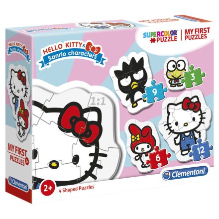 4 az 1-ben sziluett puzzle Hello Kitty Clementoni 20818