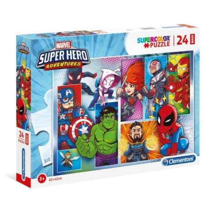 24 db-os Super Color Maxi puzzle Marvel Clementoni 24208