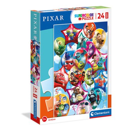 24 db-os Super Color Maxipuzzle Pixar Party Clementoni 24215