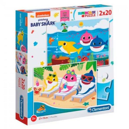 2x20 db-os puzzle Baby Shark