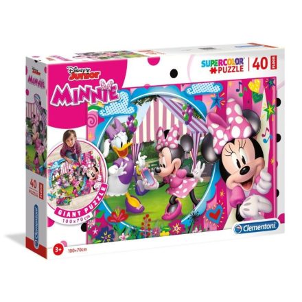 40 db-os Super Color Maxi puzzle Minnie Clementoni 25462