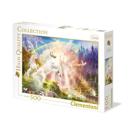 500 DB-OS PUZZLE - UNIKORNISOK NAPNYUGTA Clementoni