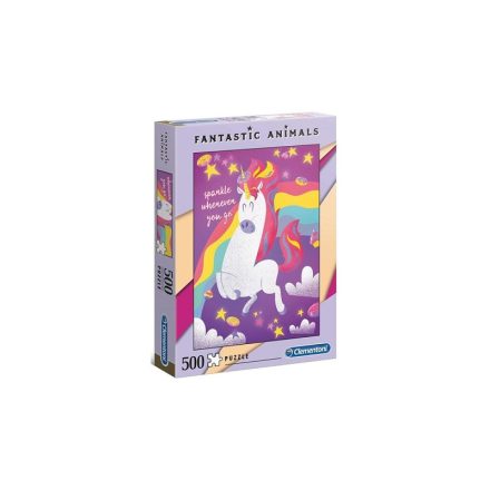 500 DB-OS FANTASTIC ANIMALS PUZZLE - UNI Clementoni