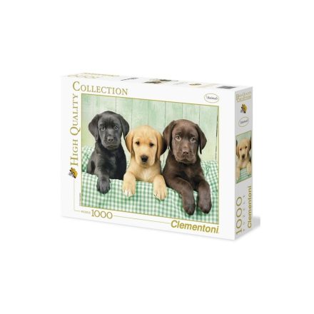 1000 DB-OS PUZZLE - LABRADOR KÖLYKÖK Clementoni