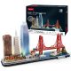 3D puzzle City Line LED-es San Francisco