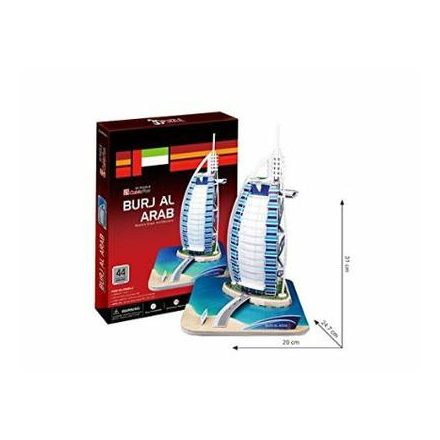 3D puzzle kicsi Burj Al Arab 44 db-os CubicFun