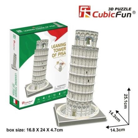 3D puzzle kicsi Pisa torony