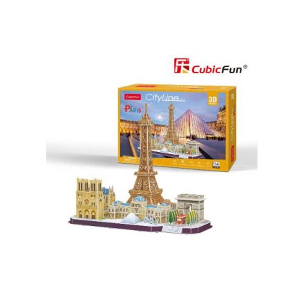 3D puzzle City Line Párizs