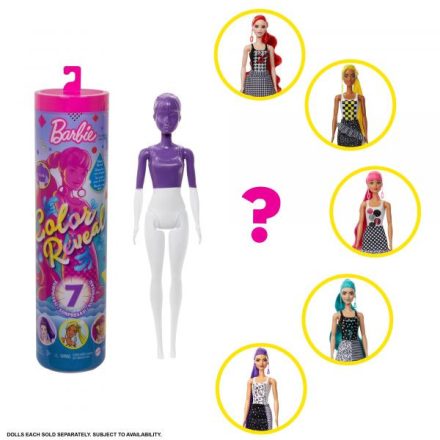 BARBIE COLOR REVEALTM MEGLEPETÉS BABA - DIVATOS SZÍNEK