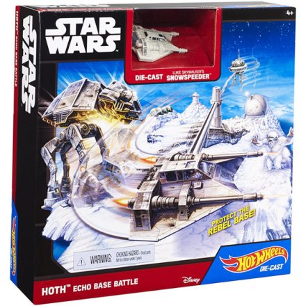 Star Wars Csillaghajó közepes pálya - Hoth Hot Wheels