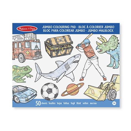 Melissa & Doug 14226  KREATÍV JÁTÉK JUMBO SZÍNEZŐ KÉK