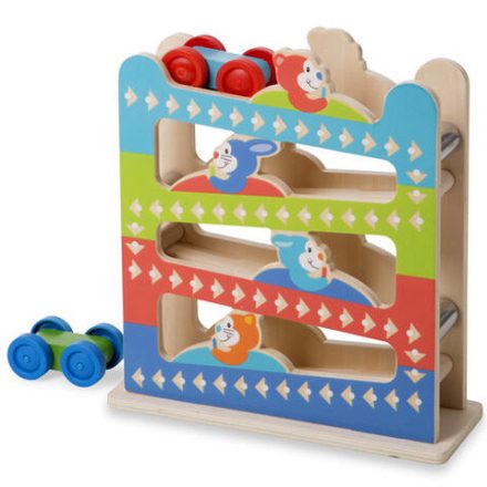 Melissa & Doug 30130 Bébi és tipegő fajátékok Cikk-cakk autópálya