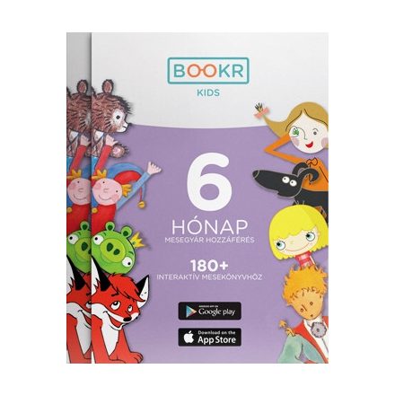 BOOKR Kids Mesetár előfizetés - 6 hónap