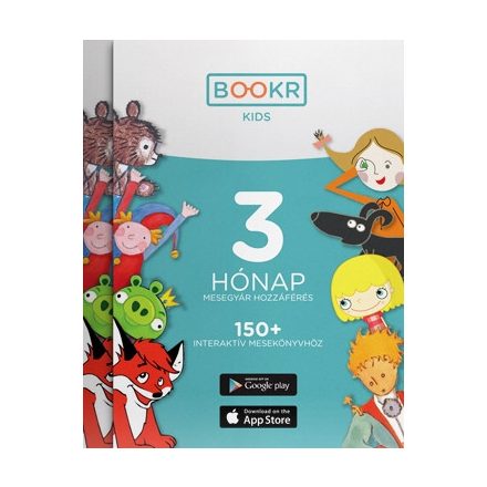 BOOKR Kids Mesetár előfizetés - 3 hónap