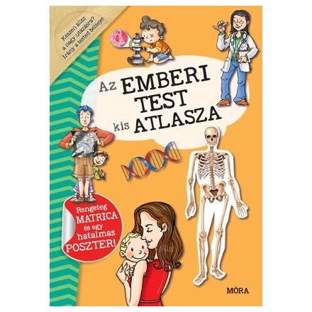 Az emberi test kis atlasza - Rengeteg matrica és egy hatalmas poszter