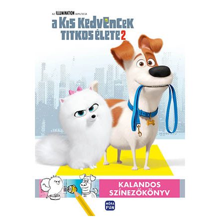 Kis kedvencek titkos élete 2. - Kalandos színezőkönyv