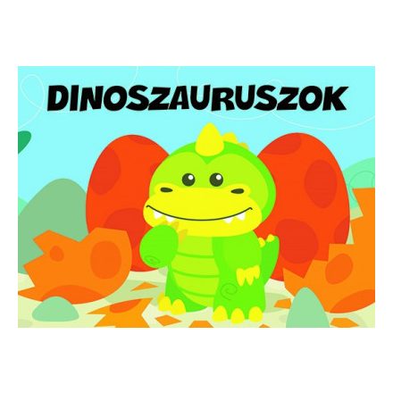 Pancsolókönyv szivaccsal - Dinoszaurusz