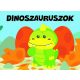 Pancsolókönyv szivaccsal - Dinoszaurusz