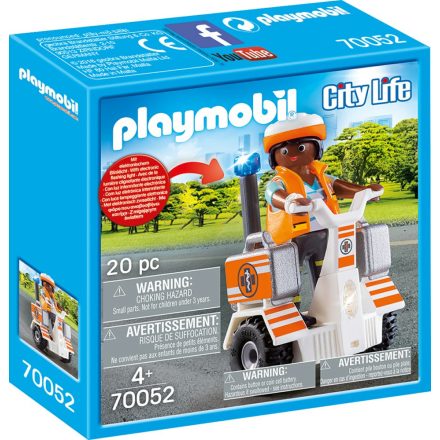 Mentőorvos kétkerekű járgánnyal 70052 PLAYMOBIL