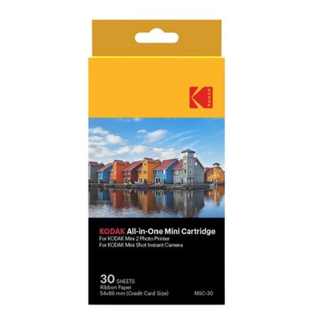 Kodak 2.1"x3.4" Dye- Sub Papír -30 db-s (Mini 2 nyomtató és Mini Shot Kamera)