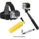 Sunpak Action Camera Accessory Kit 5 tartozékszett GoPro rendszerű kamerához, 5 db-os