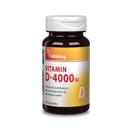 Vitaking D-4000 Vitamin (90) Caps.